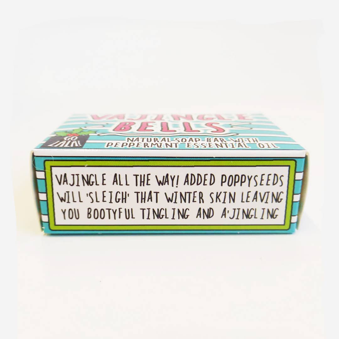 Vajingle Bells Soap Bar Funny Rude Novelty Gift