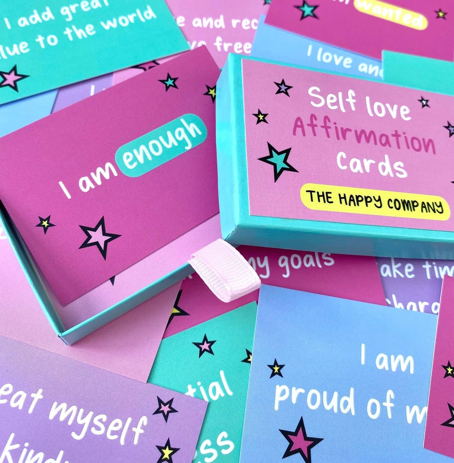 Self Love Affirmation Cards, Positive deck, Teen Girls, Kids The Happy Company