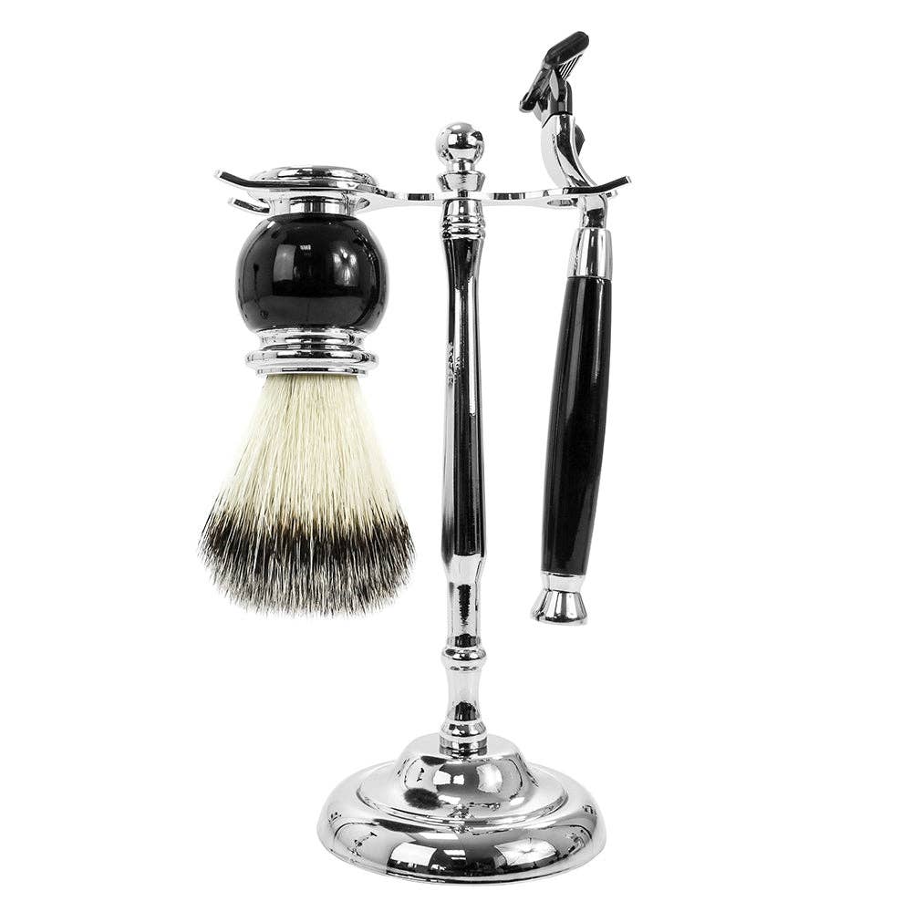 Black Shaving Set