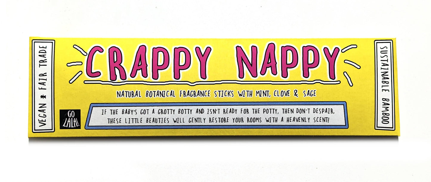 Crappy Nappy Funny Smells Fragrance Sticks