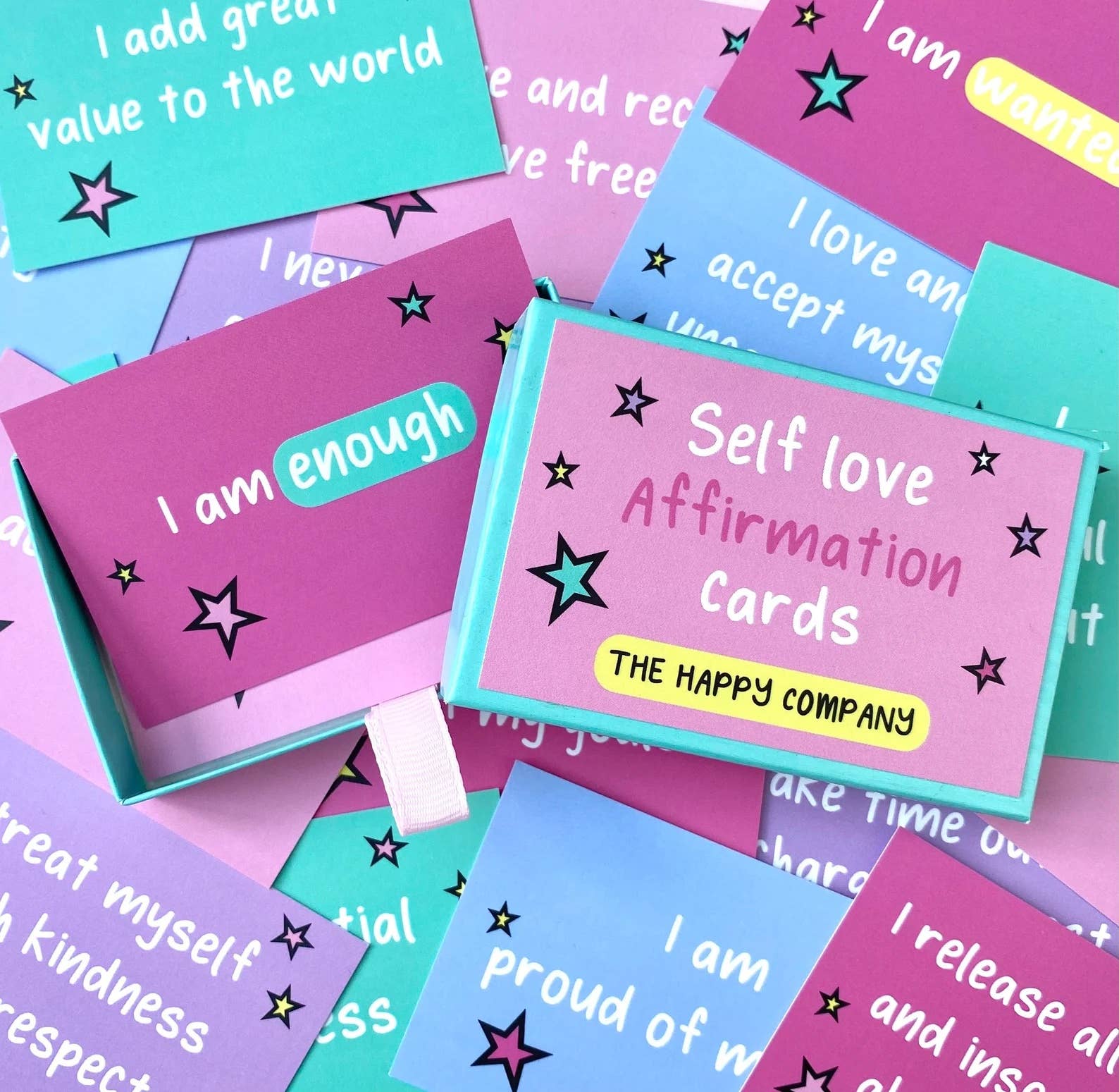 Self Love Affirmation Cards, Positive deck, Teen Girls, Kids The Happy Company