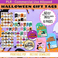 HALLOWEEN-KIDDIES-YOU'VE BEEN BOOED-6 pages-digital printible editible downloads & canva docs Wonkey Donkey Bazaar