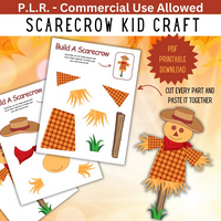 DIGITAL DOWNLOAD -KIDDIES- 4 HALLOWEEN KID CRAFT BUNDLE  -12  Pages (PDF & Canva Templates Wonkey Donkey Bazaar