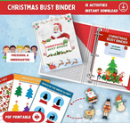 DIGITAL DOWNLOAD -PARENTS,TEACHERS,KIDDIES-Kids Christmas Hand Paint Activity-31 Pages (PDF & Canva Template, editable on canva, printibLe (Copy) Wonkey Donkey Bazaar