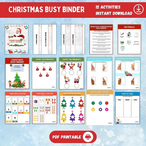 DIGITAL DOWNLOAD -PARENTS,TEACHERS,KIDDIES-Kids Christmas Hand Paint Activity-31 Pages (PDF & Canva Template, editable on canva, printibLe (Copy) Wonkey Donkey Bazaar