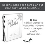 DIGITAL DOWNLOAD- Done For You -BLACK & WHITE/SELF-CARE PLANNER- 105 PAGE-INSTANT DOWNLOAD/ PrintablE, EDITABLE ON  CANVA