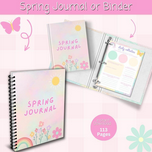 DIGITAL DOWNLOAD- Done For You -BLACK & WHITE/CHEERFUL PLANNER-SPRING PLANNER-79 PAGE-INSTANT DOWNLOAD/ PrintablE, EDITABLE ON  CANVA