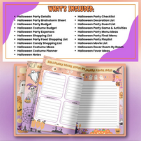 OCT4TH-DIGITAL DOWNLOAD -KIDDIES/mums- HALLOWEEN PARTY PLANNER-70  Pages (PDF PRINTIBLES