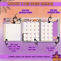 OCT4TH-DIGITAL DOWNLOAD -KIDDIES/mums- HALLOWEEN PARTY PLANNER-70  Pages (PDF PRINTIBLES