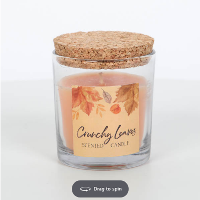 HALLOWEEN-Crunchy Leaves Autumn Candle-BEST SELLER