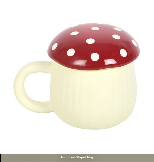 HALLOWEEN-HALLOWEEN-AUTUMN Natural Mushroom Shaped Mug-BEST SELLER