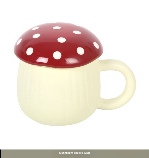 HALLOWEEN-HALLOWEEN-AUTUMN Natural Mushroom Shaped Mug-BEST SELLER