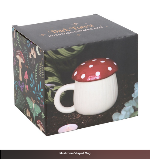 HALLOWEEN-HALLOWEEN-AUTUMN Natural Mushroom Shaped Mug-BEST SELLER