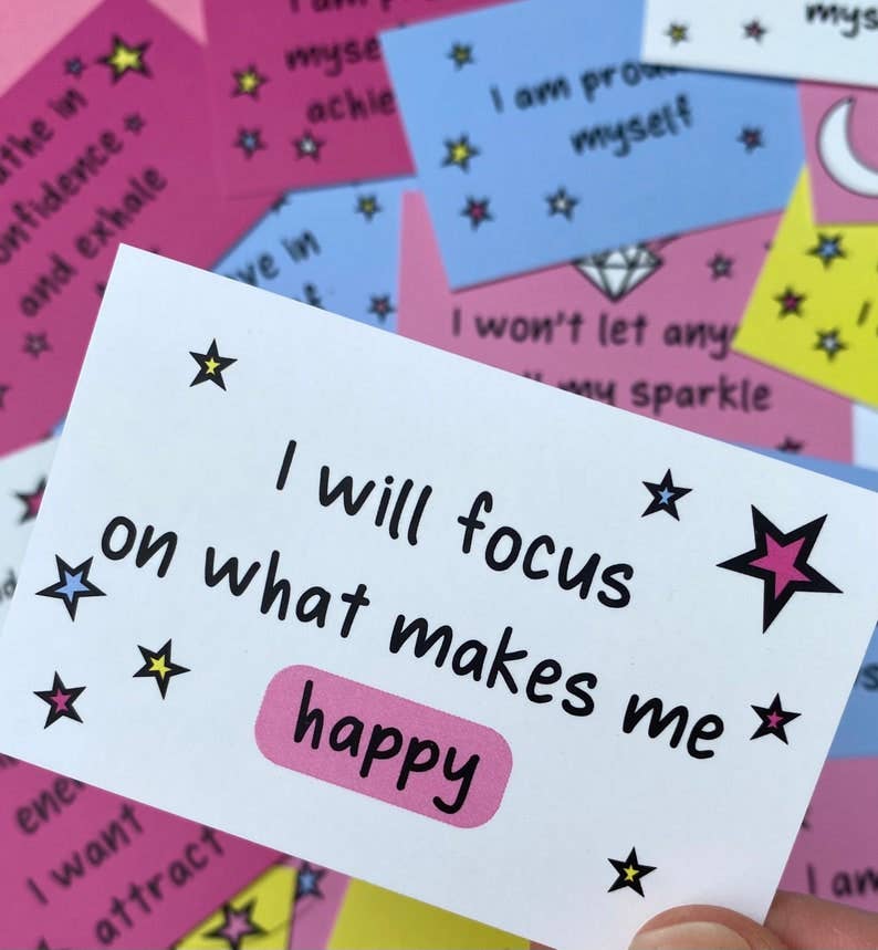 Daily Happiness Affirmation Cards The Happy Company