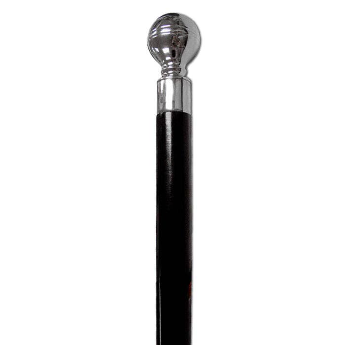 Silver Finish Head Dress Cane