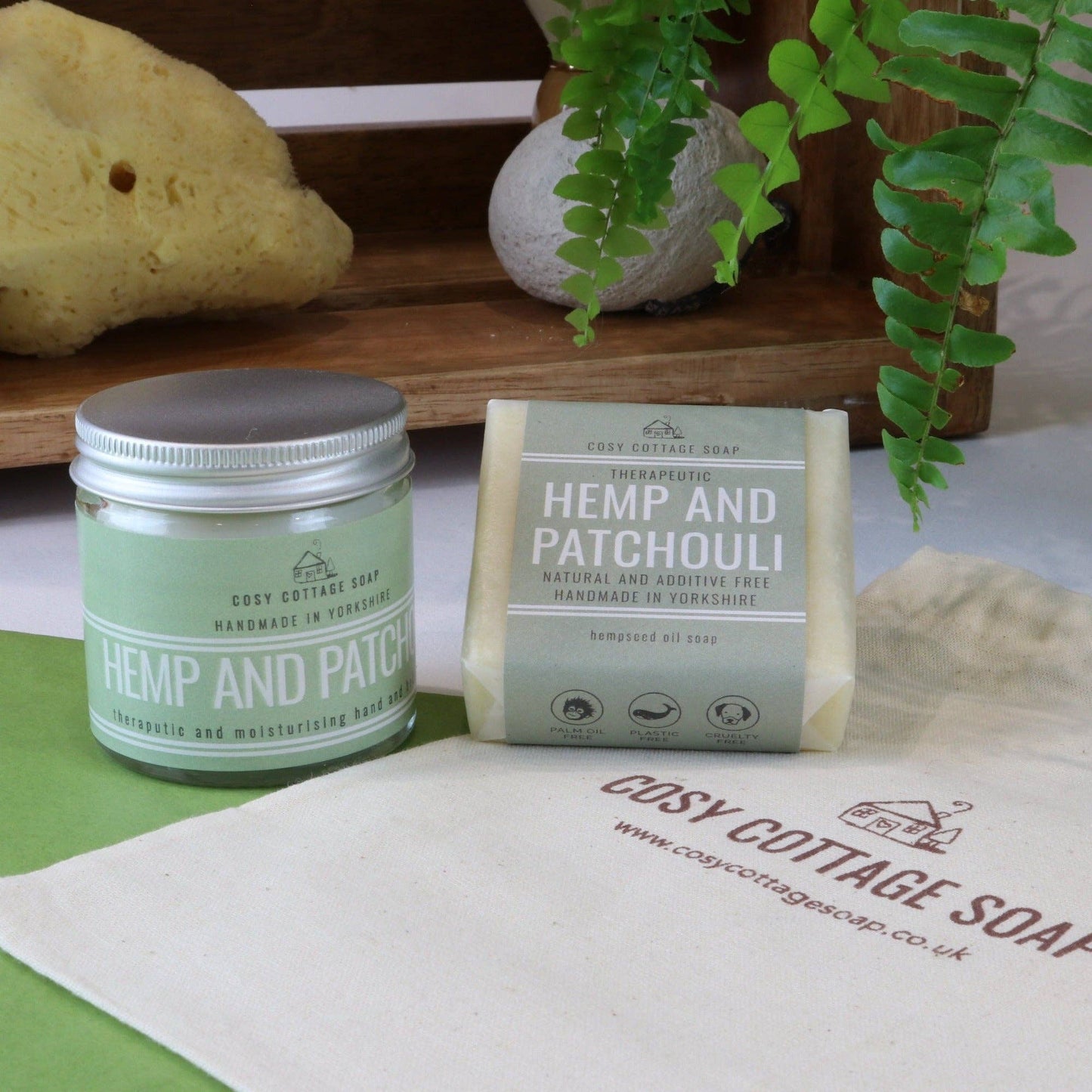 Hemp & Patchouli Therapeutic Gift Set