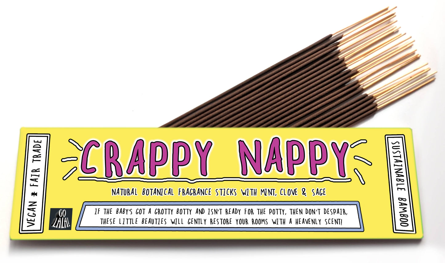 Crappy Nappy Funny Smells Fragrance Sticks