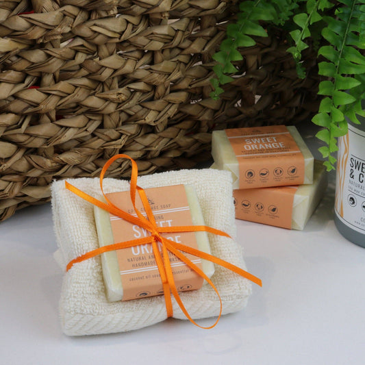 Vegan Soap & Cotton Cloth Gift Set