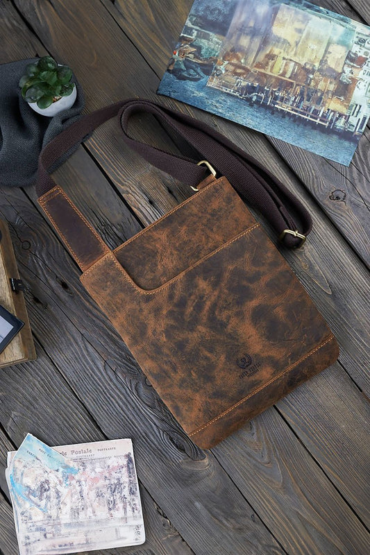 Natural leather bag model 191539 Galanter Galanter