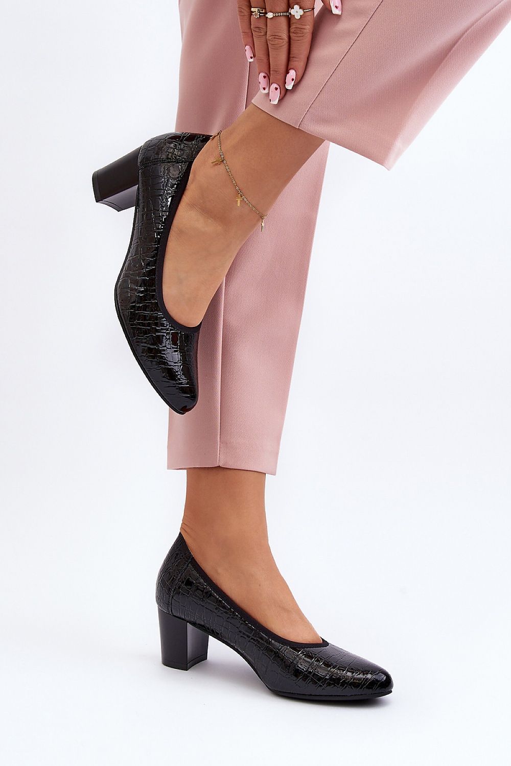 Block heel pumps model 192919 Step in style Step in style