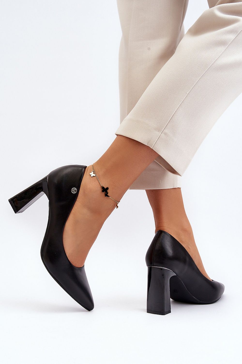 Block heel pumps model 193381 Step in style Step in style