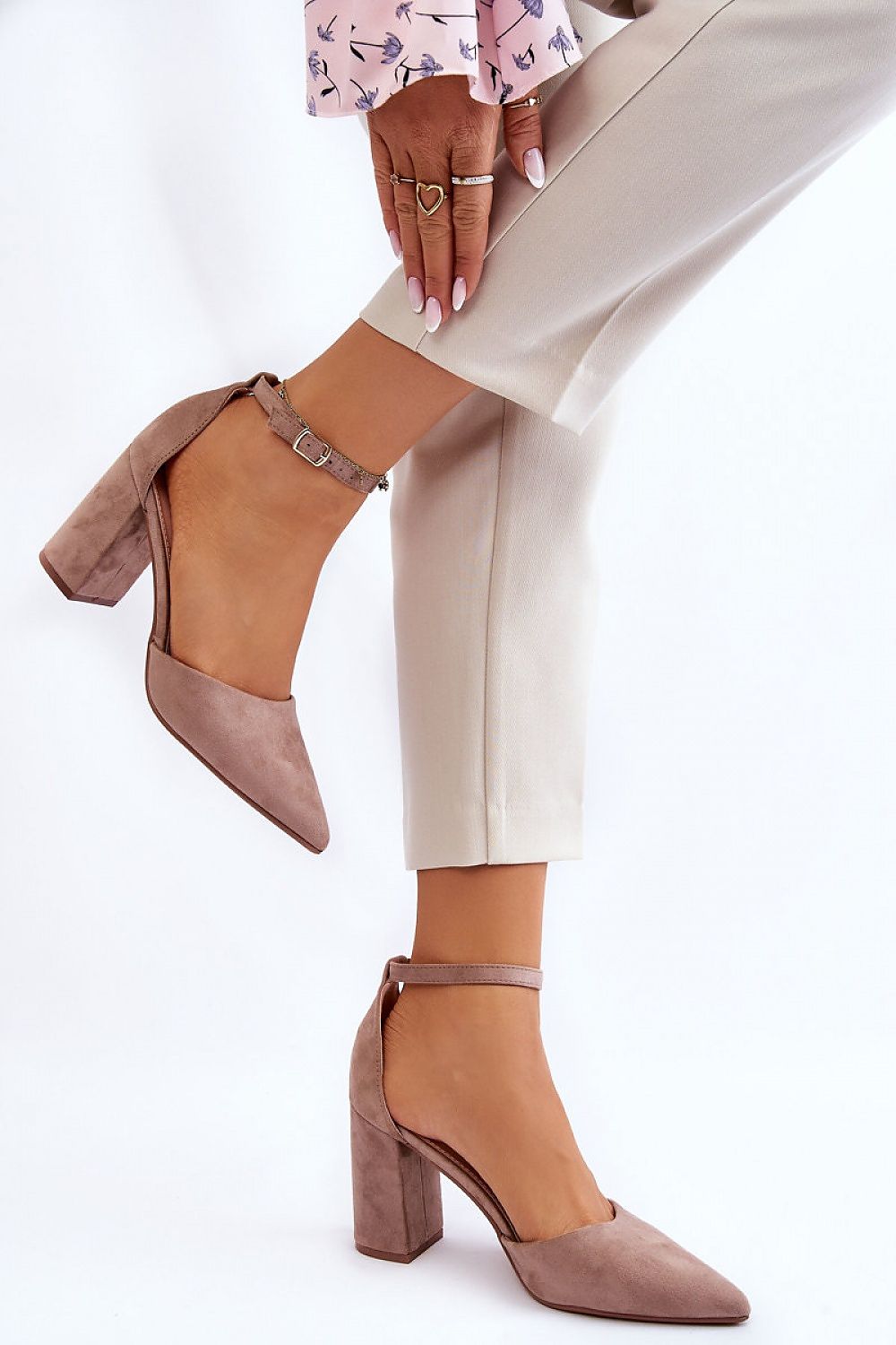 Block heel pumps model 181456 Step in style Step in style