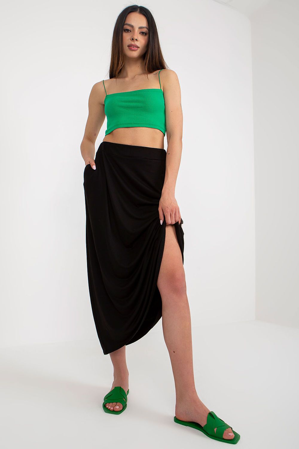 Long skirt model 180215 Rue Paris Rue Paris