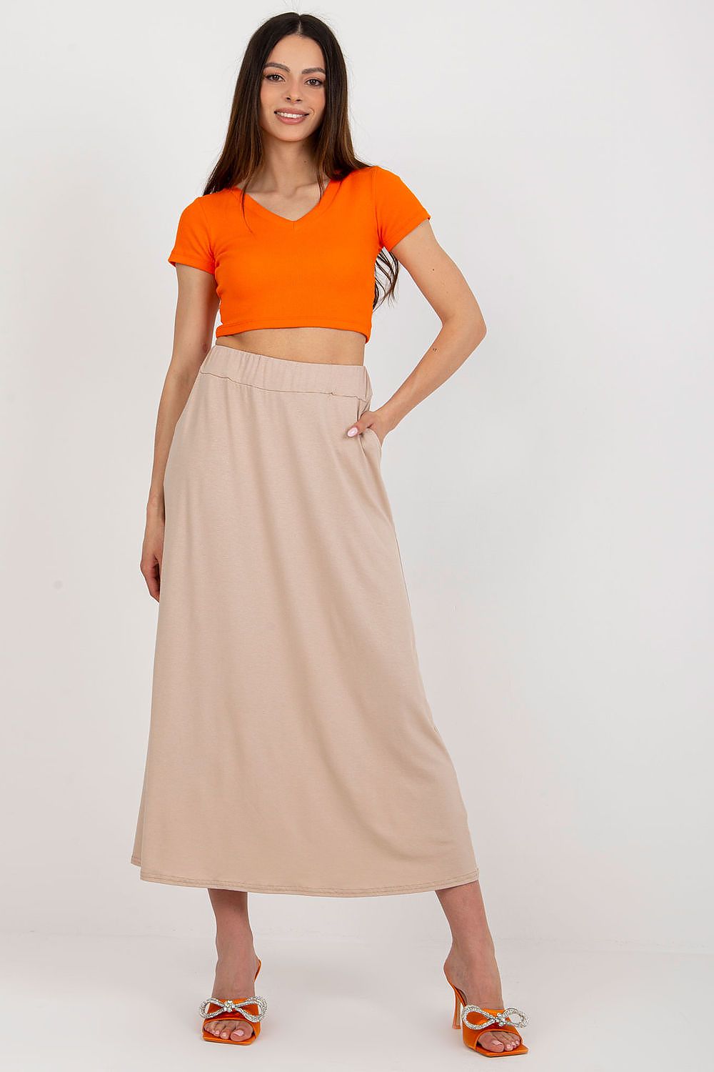 Long skirt model 180215 Rue Paris Rue Paris