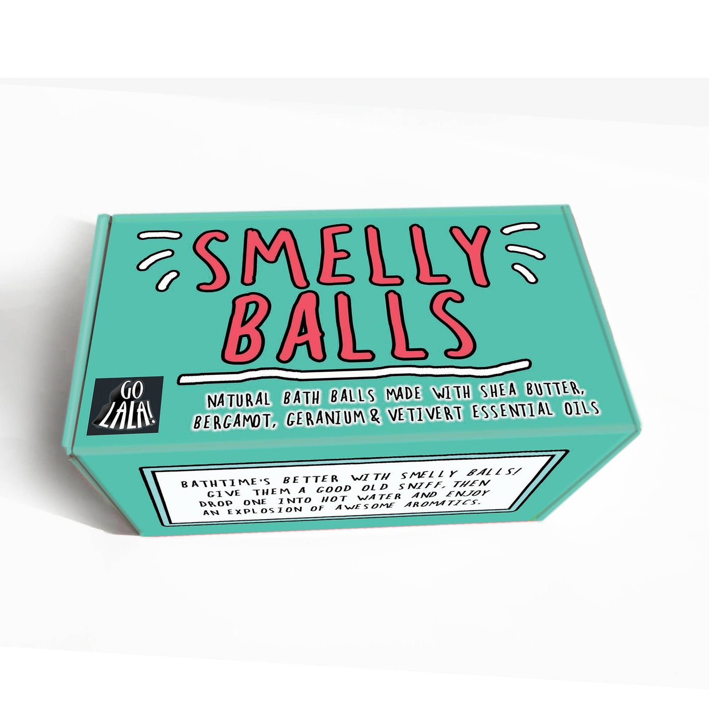 Smelly Balls bath bombs - bergamot and geranium