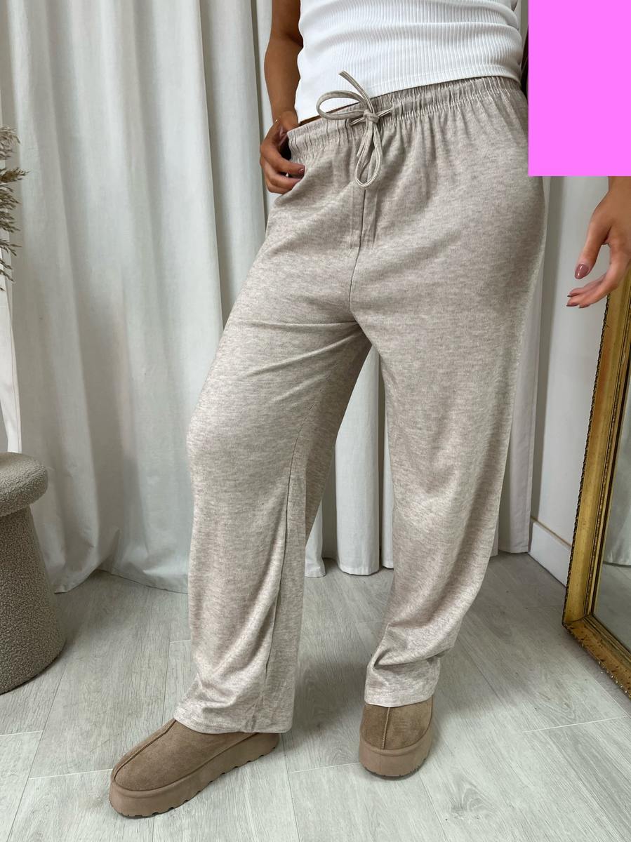 Drawstring Elastic Waist Lounge Trouser Moda