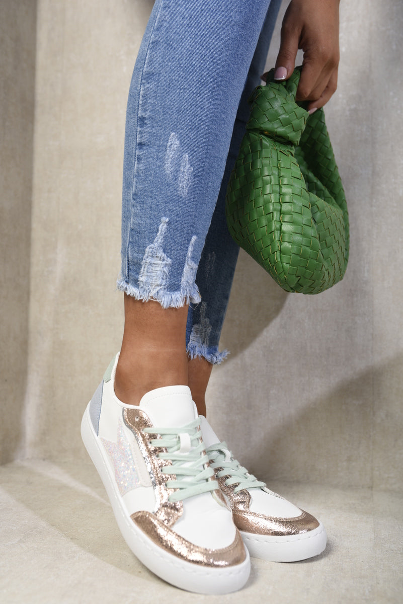 Low Top Lace Up Trainers