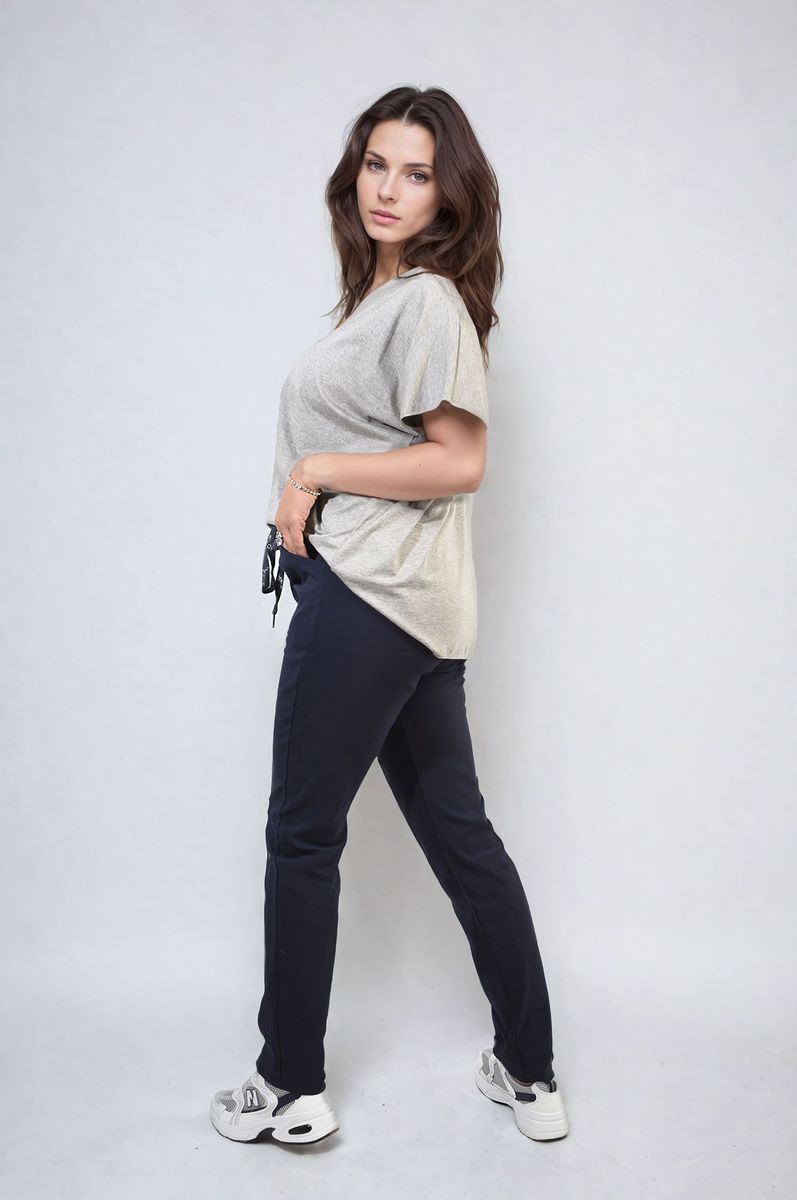 Casual Drawstring Trousers Moda