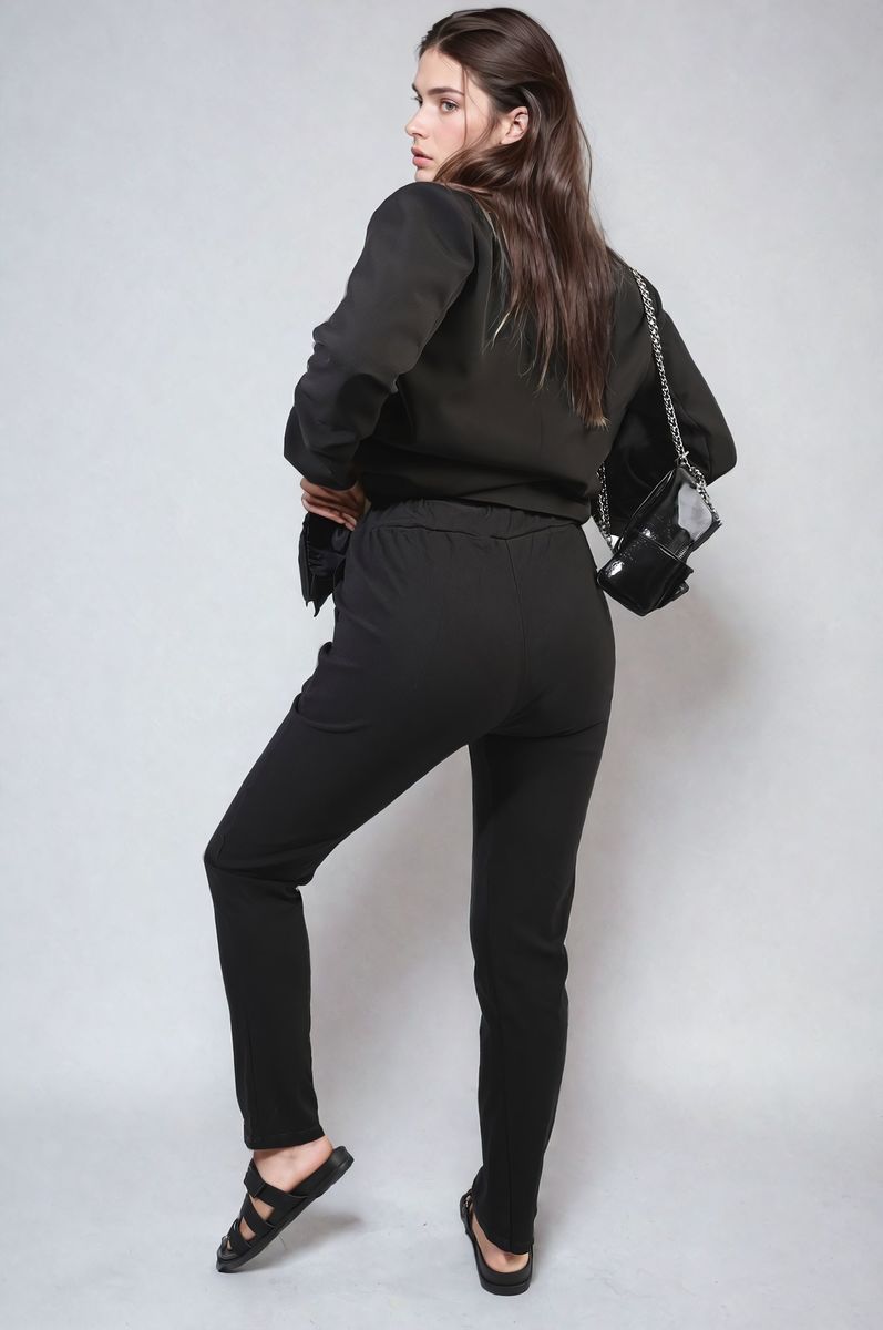 Casual Drawstring Trousers Moda