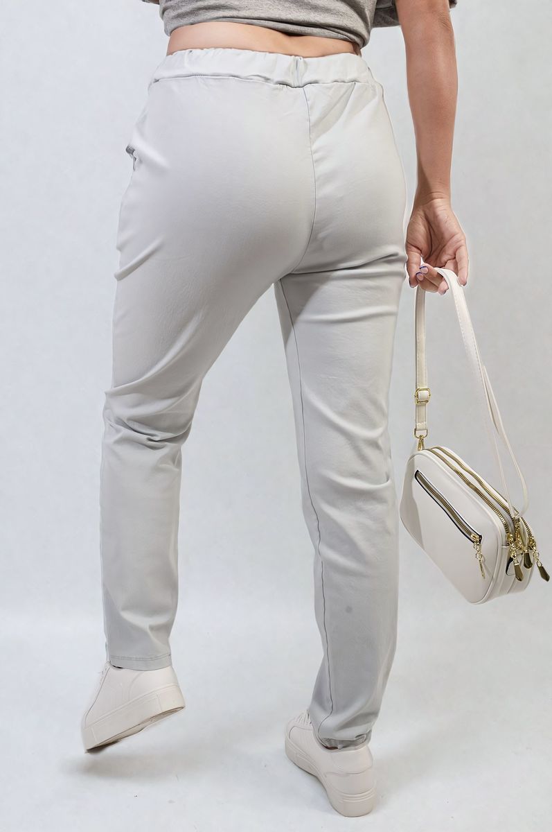 Casual Drawstring Trousers Moda