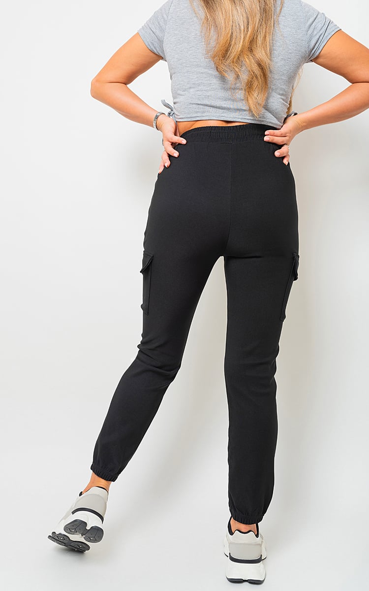 Cargo Pocket Trouser with Drawstring Moda