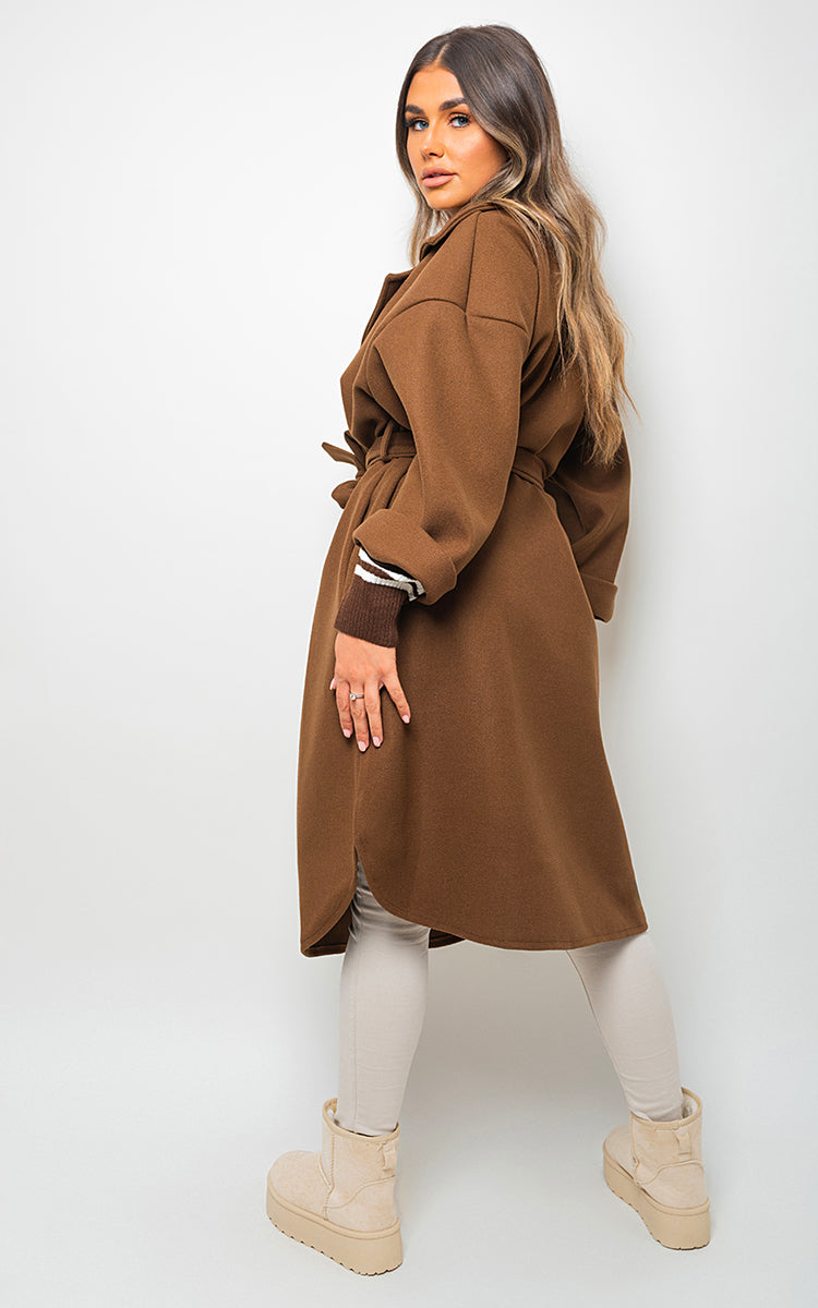 Oversized Belted Trench Coat