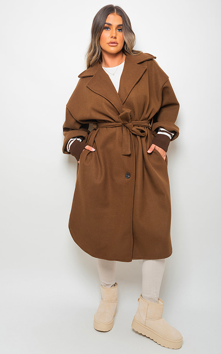 Oversized Belted Trench Coat