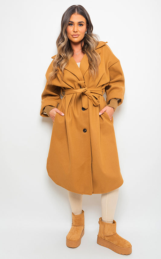 Oversized Belted Trench Coat