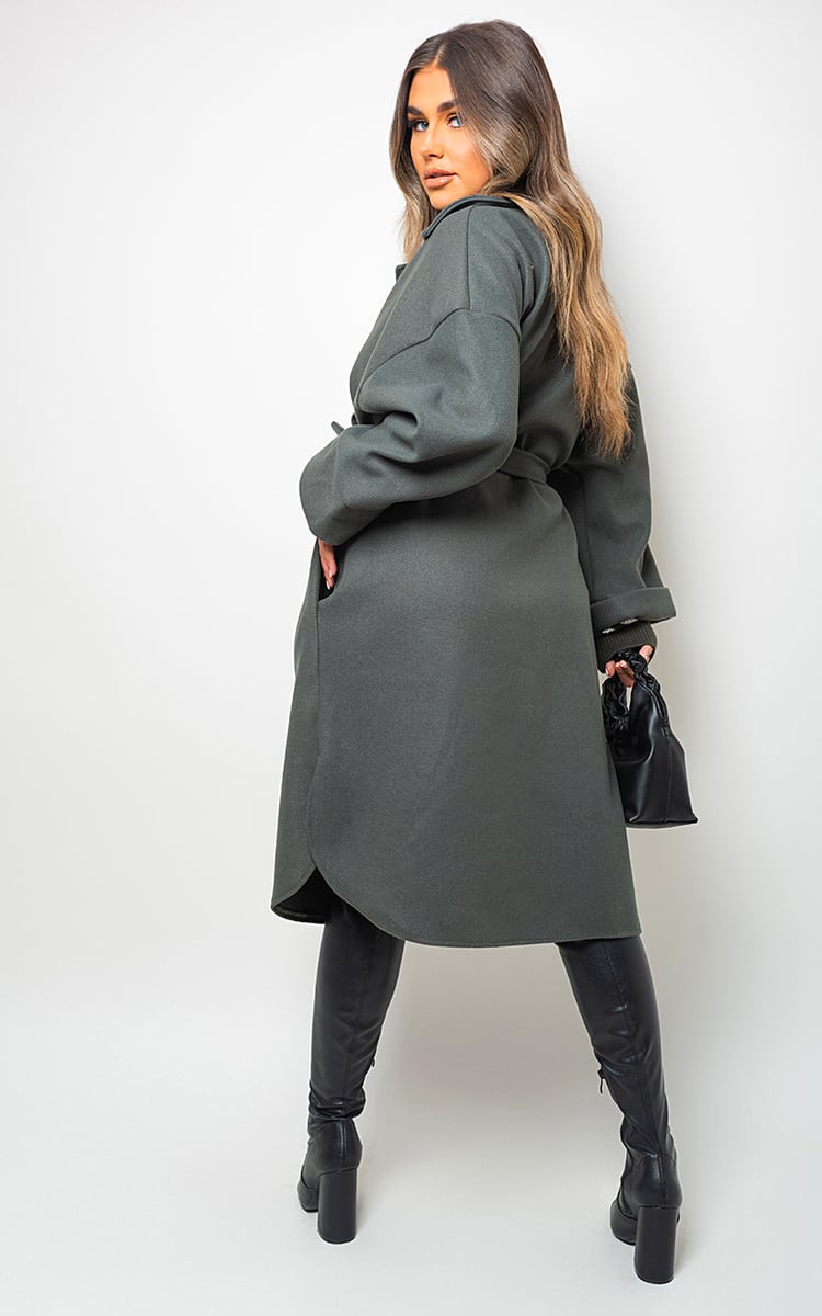 Oversized Belted Trench Coat