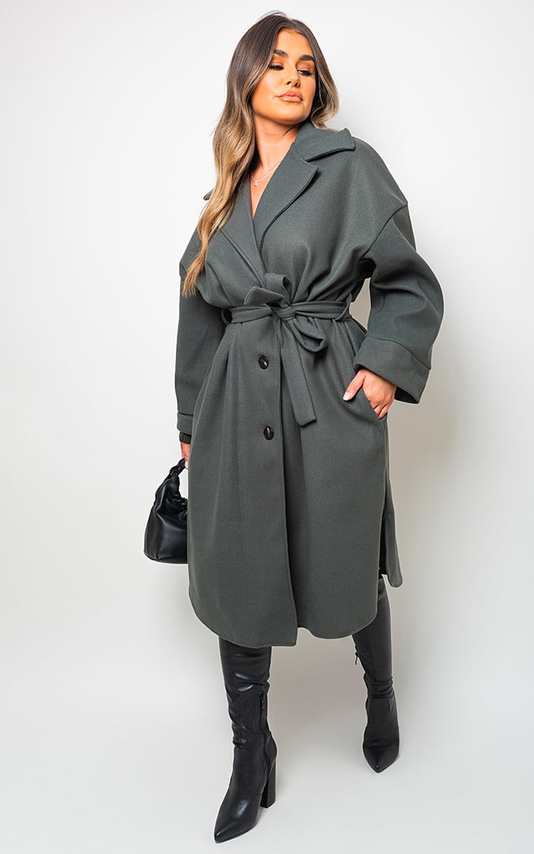 Oversized Belted Trench Coat