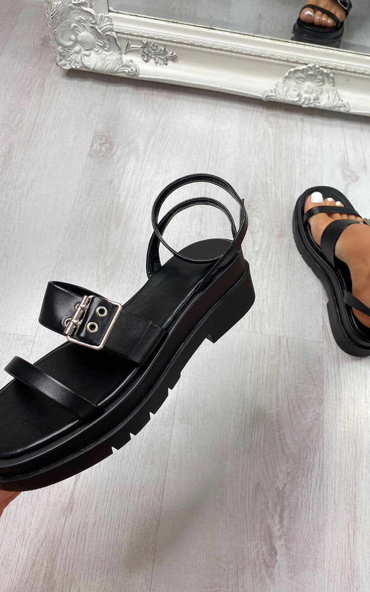 Buckle Sandals Moda