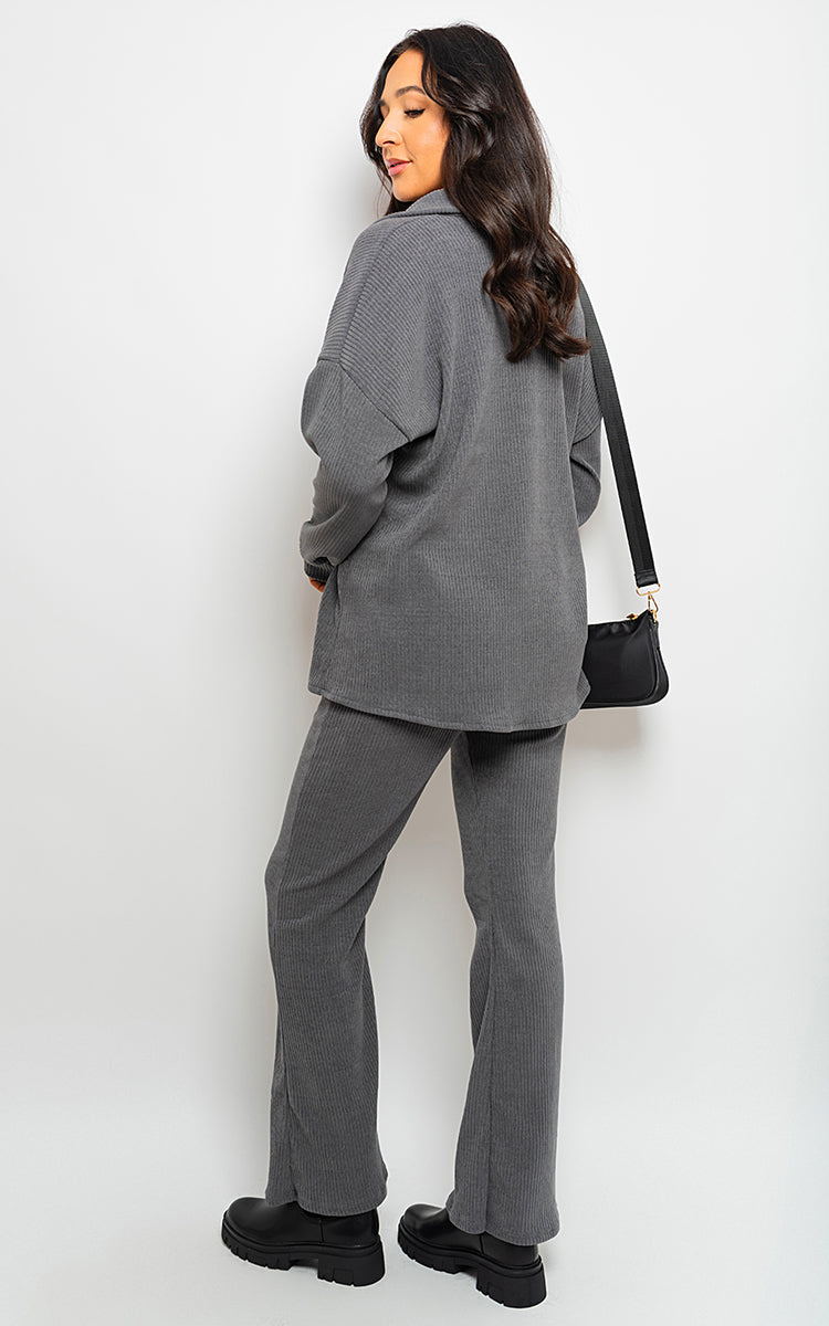 Collared Long Sleeve & Trouser Co-ord Set