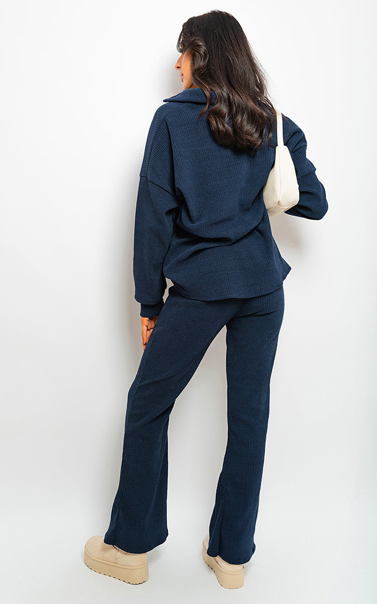 Collared Long Sleeve & Trouser Co-ord Set