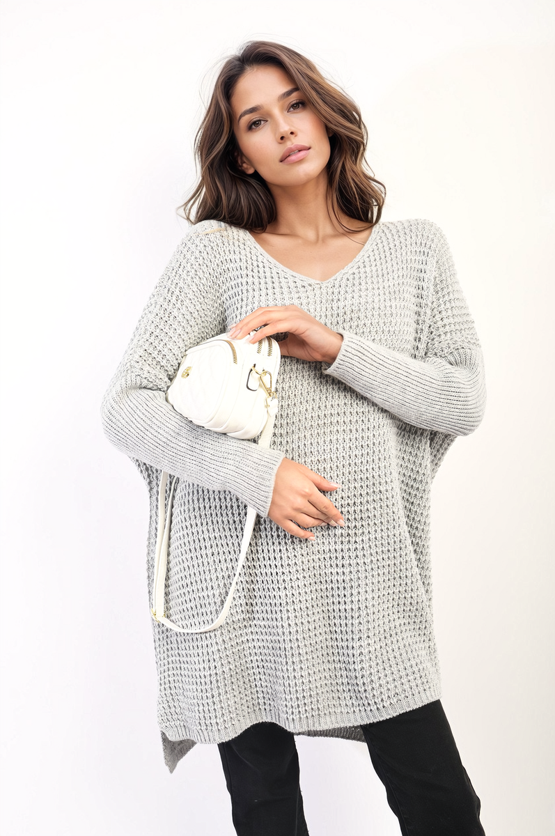 Oversized Chunky Knitted Jumper Moda