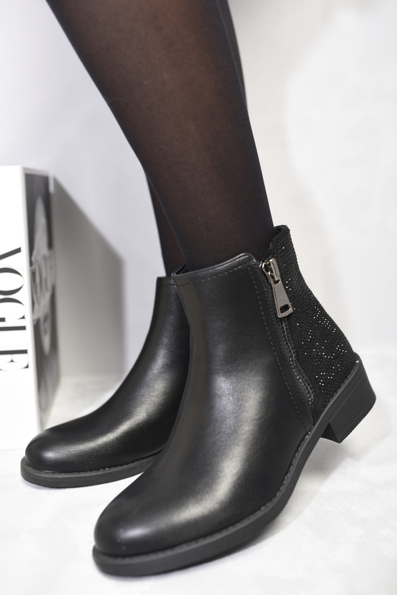 Side Zipper Chelsea Ankle Boots