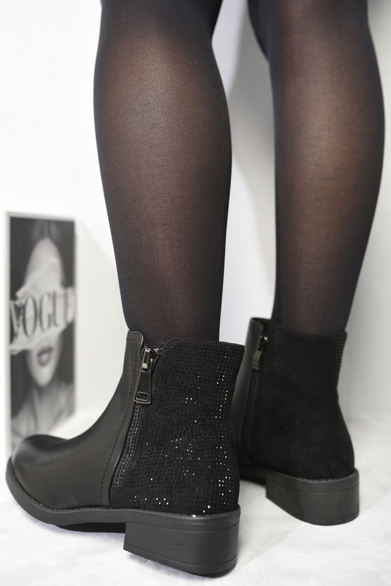 Side Zipper Chelsea Ankle Boots