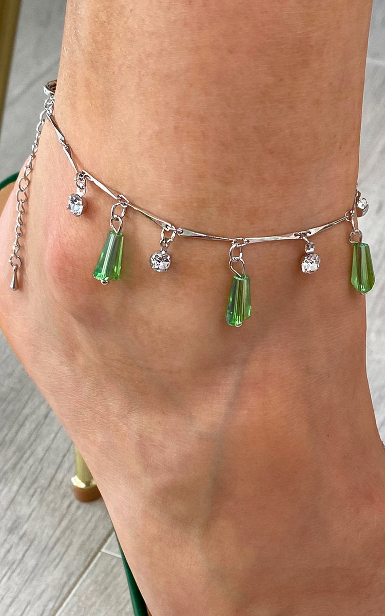 Diamante Drop Anklet