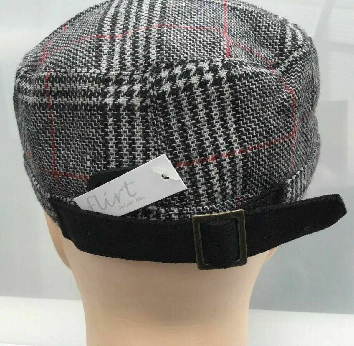 unisex peaky blinders/Tweed check caps-adjustable sizing-wool-country style hats-2colours Etsy