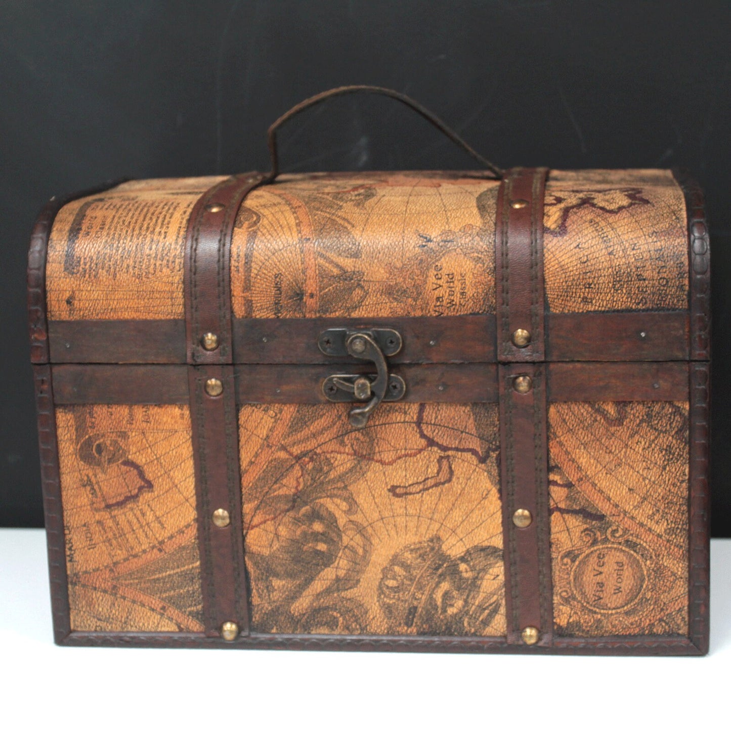 steampunk, antiqued, shabby chic Old Map Chest - Set of 3.perfect gift item, home decor Etsy