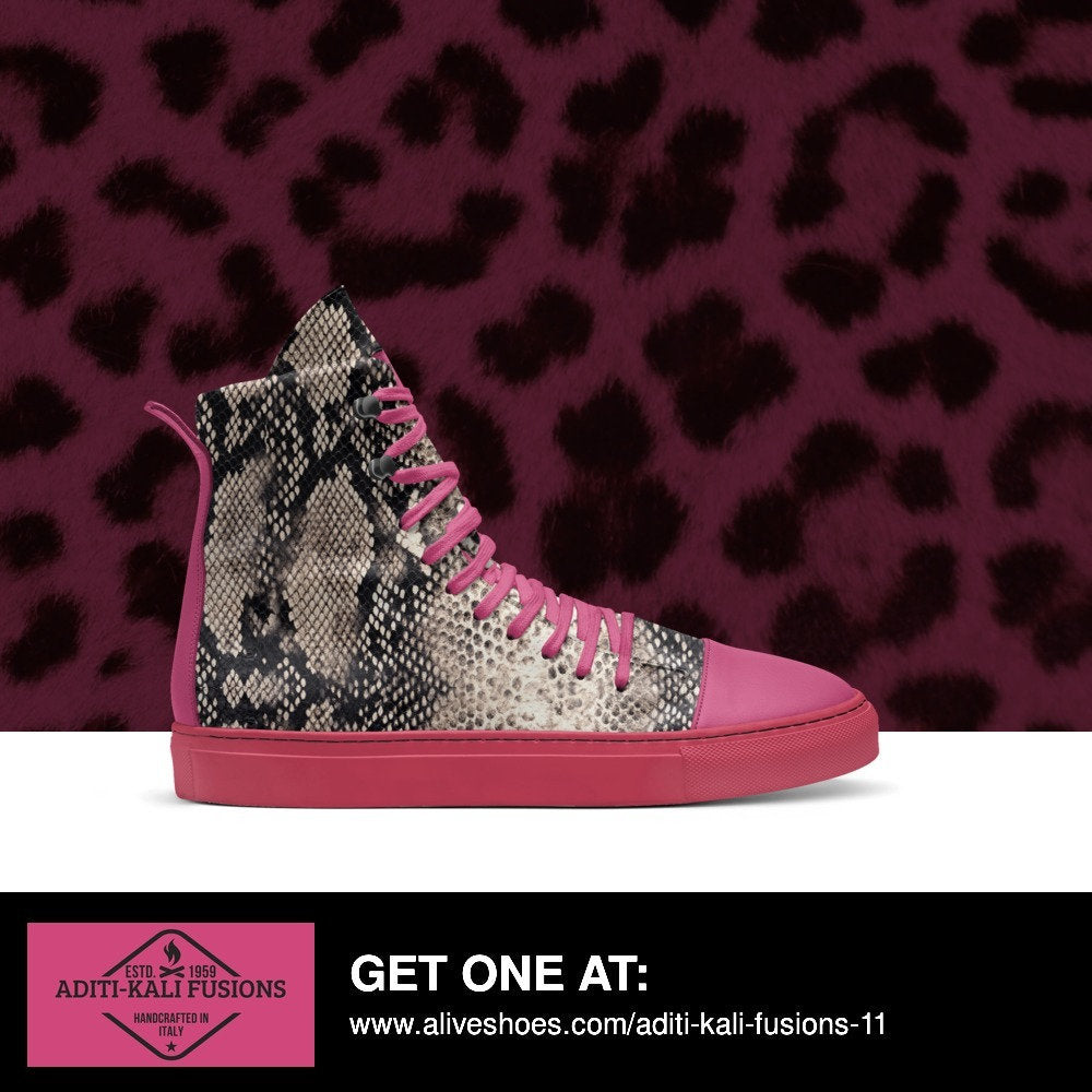 ADITI-KALI FUSIONS unisex Monument high top. limited edition Designer Showcase Collection. Etsy